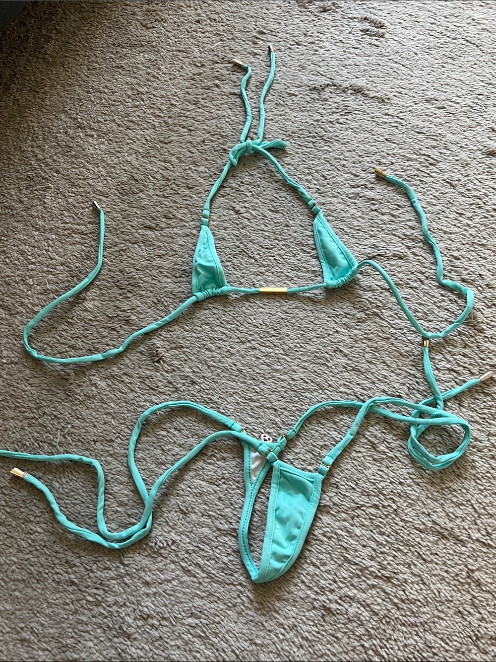 Aqua Micro String Bikini Set
